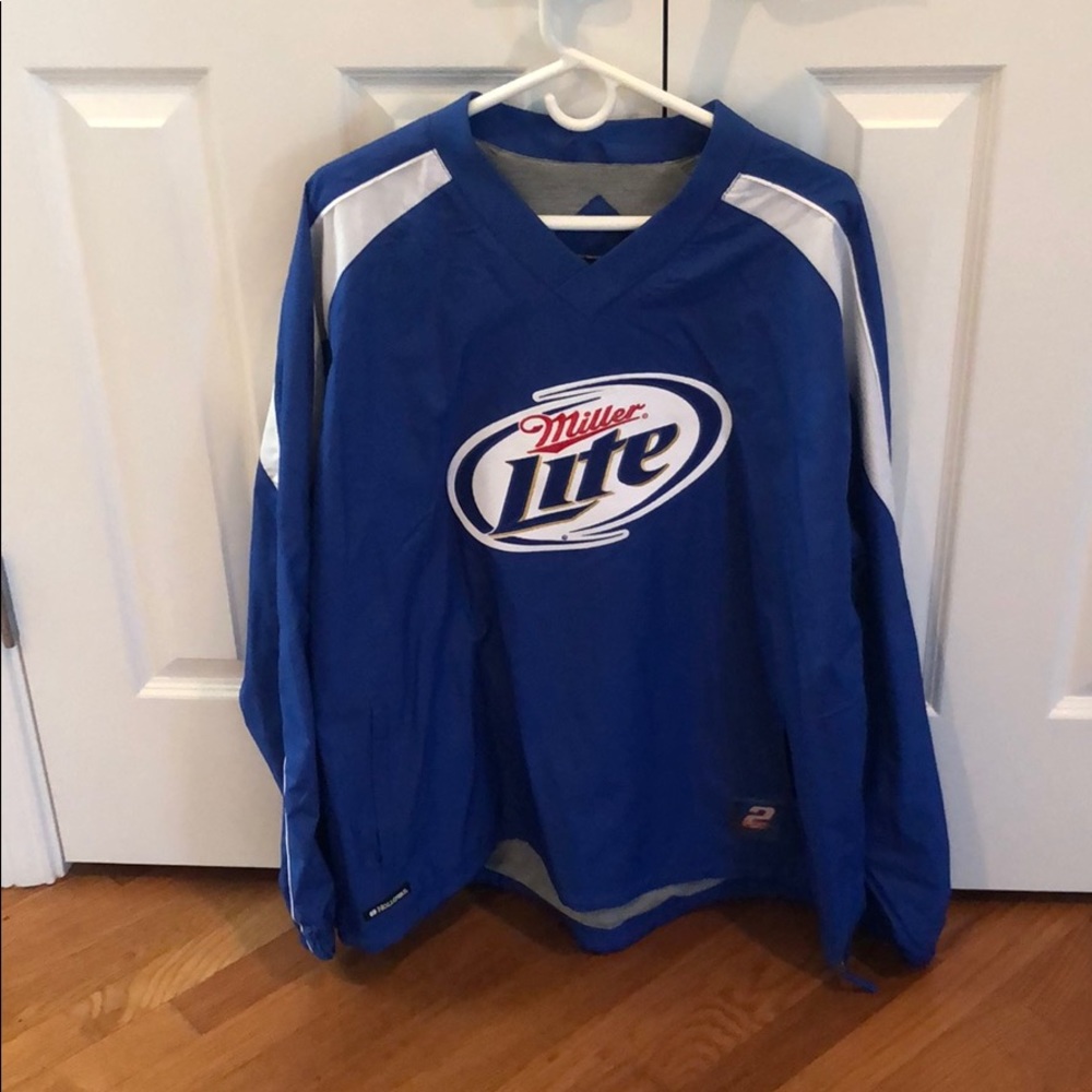 Blue Holloway Miller Lite Windbreaker Jacket